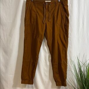 REI CoOp Pants Men's 36x32 Brown Orange Trailsmith Jogger‎ Double Knee Hiking